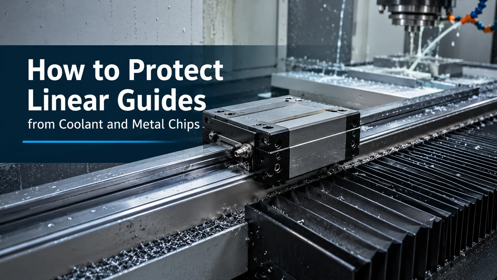 How to Protect Linear Guides from Coolant and Metal Chips: Seals, Scrapers, Covers, and Maintenance