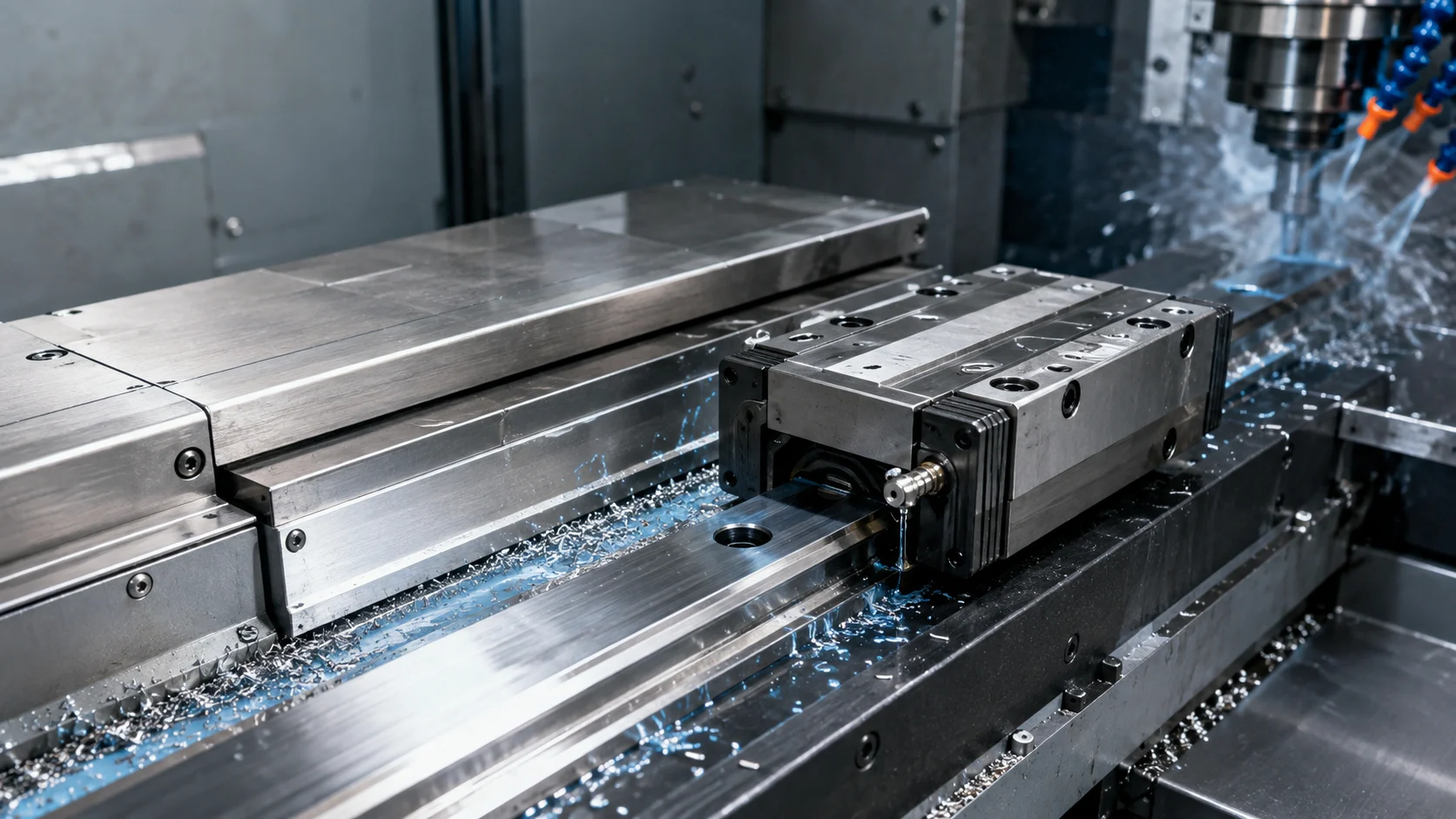 How to Protect Linear Guides from Coolant and Metal Chips in CNC Machines
