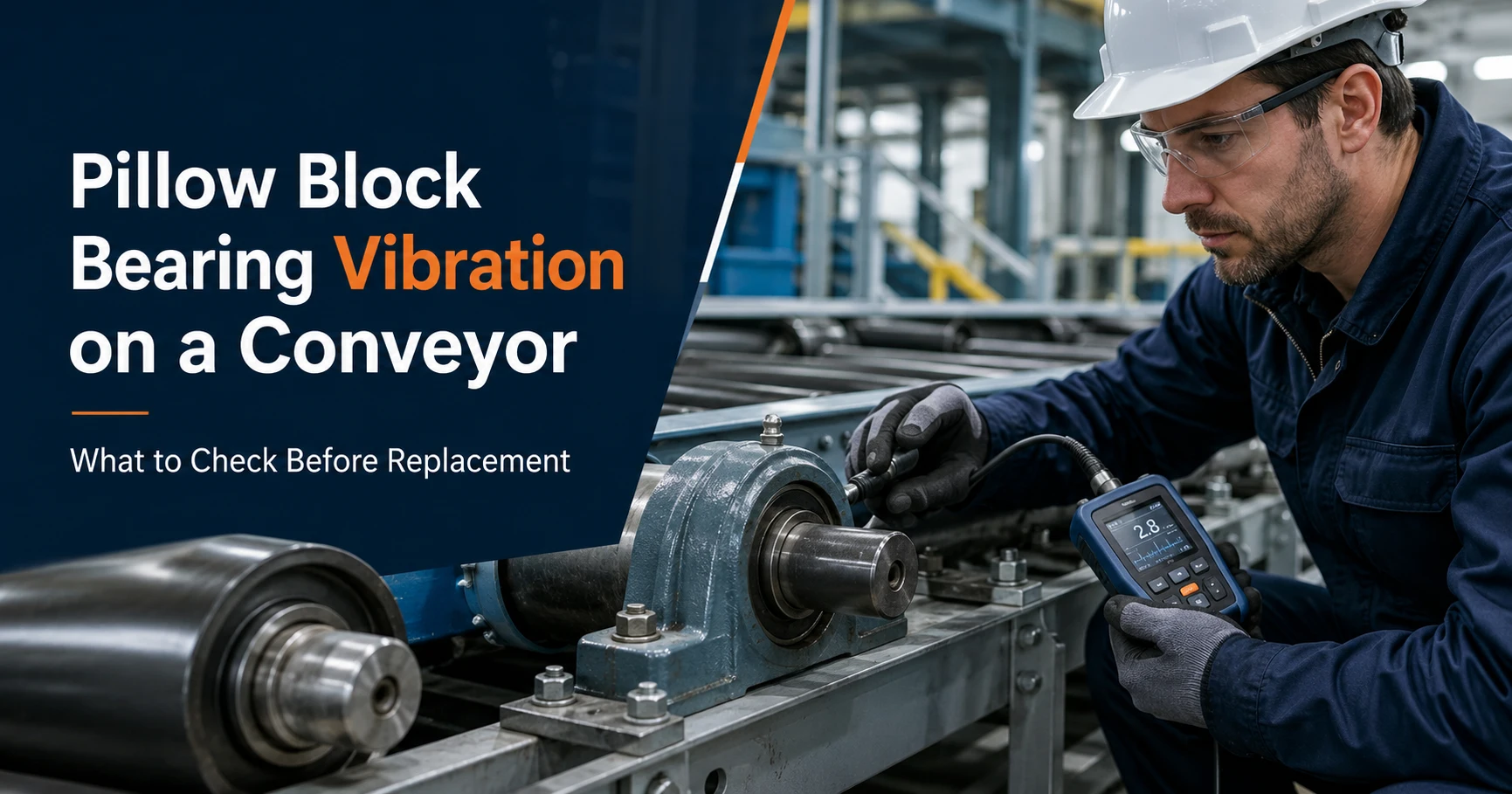 Pillow Block Bearing Vibration on a Conveyor: What to Check Before Replacement Pillow Block Bearing Vibration on a Conveyor: What to Check Before Replacement